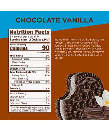 Catalina Crunch Keto Sandwich Cookies - Chocolate Vanilla, 16 Cookies (6.8 oz) | Low Carb Snack - Buy Online on GoSupps.com