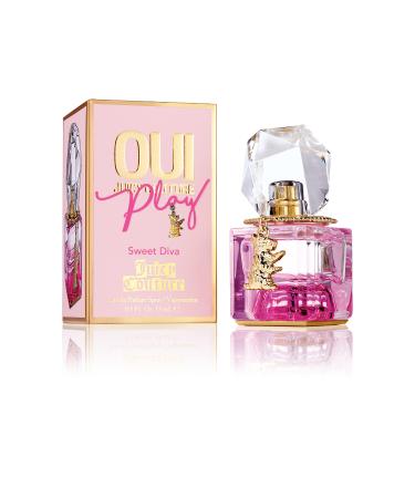 Juicy Couture Oui Play Eau De Parfum Perfume for Women Sweet Diva 0.5 Fl Oz