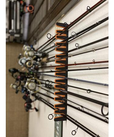 KastKing V15 Vertical Fishing Rod Holder - Wall Mounted Rack for 15 Rods/Combos - Space-Saving 18 Inches Design - Premium Storage Solution for Fishing Poles - 1 Pack - Buy Online on GoSupps.com