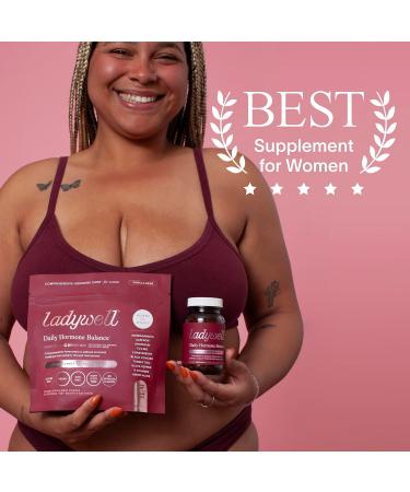 Daily Hormone Balance Powder | Vegan Supplement for PMS PMDD PCOS Fertility & Menopause | Plant-Based Mood & Cycle Support | 30 Servings - Delicious Vanilla - Buy Online on GoSupps.com