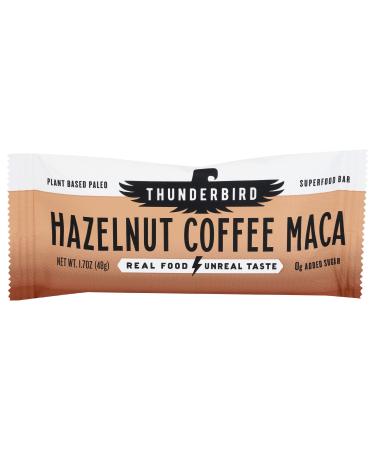 THUNDERBIRD ENERGETICA Hazelnut Coffee Maca Bar, 1.7 OZ