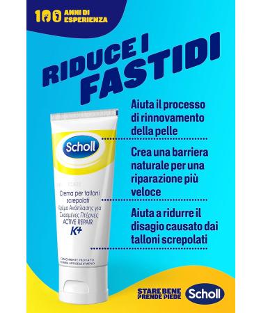 Buy Scholl Cream for Cracked Heels K+ - 2 x 60 ml | Fast International Shipping - Buy Online on GoSupps.com