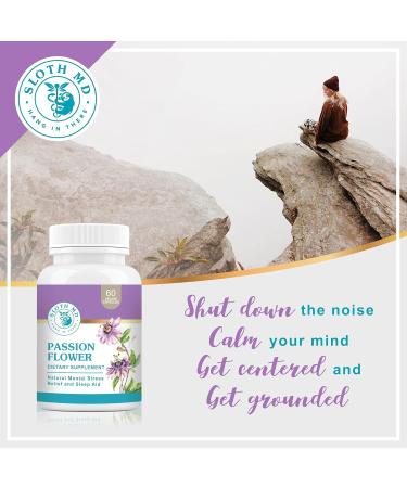 Passion Flower - Natural Stress Relief & Sleep Aid - Buy Online on GoSupps.com