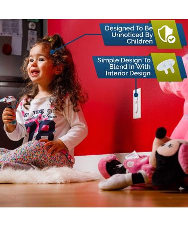 Clear Outlet Covers (50 Pack) - Childproof Your Outlets with Durable Transparent Plug Covers - 50 Count Value Pack - Buy Online on GoSupps.com