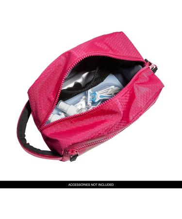 adidas Team Toiletry Kit Travel Shower Bag - Bold Pink, One Size | Shop Now - Buy Online on GoSupps.com