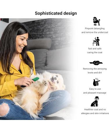 Finopet De-Filtering Brush & Tools for Dogs & Cats | Knot & Matt Remover Undercoat Comb - Buy Online on GoSupps.com