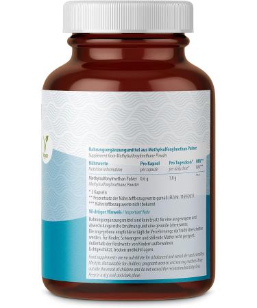 Buy MSM Capsules High Dose - 160 Pieces | 1800mg Methylsulfonylmethane (MSM) Sulfur Powder | International Shipping Available | Achterhof - Buy Online on GoSupps.com