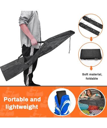 Riakrum 2-Piece Drawstring Mesh Kayak Paddle Bag - Adjustable Shoulder Strap - Portable Storage Bag for Kayak, Boat, Canoe - Transport & Storage Solution - Buy Online on GoSupps.com