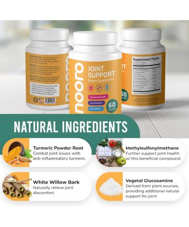 Nooro Joint Support Supplement - Mobility & Cartilage Aid | Non-GMO Made in USA | 30-Day Supply for Optimal Joint Health - Buy Online on GoSupps.com