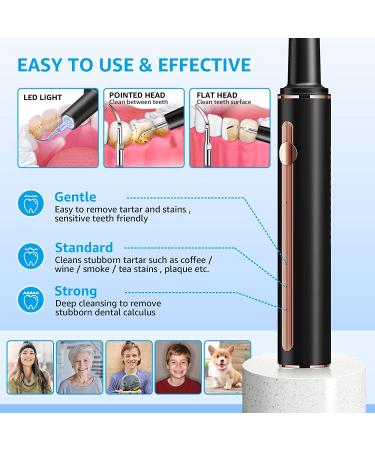 TANAVE Ultrasonic Plaque Remover Kit | Rechargeable Dental Tartar Remover with LED | Teeth Cleaning Tools for Tartar and Plaque Removal - Buy Online on GoSupps.com