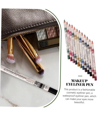 Angoily 36 pcs Cosmetic Pencil Eye Eyebrow Eyeliner Long Lip Makeup Colorful Pen Liner Lasting Waterproof 1 count (Pack of 1) As Shownx3pcs - Buy Online on GoSupps.com