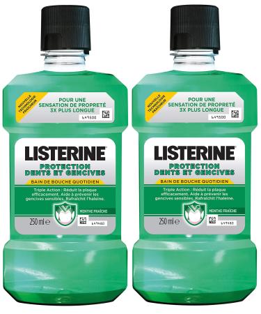 Listerine Mouthwash Tooth/Gum Protection Bottle 250 ml - Pack of 2
