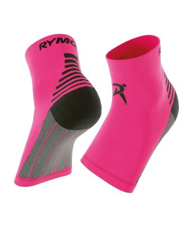 Rymora Plantar Fasciitis Support Socks - Medium Arch Compression Socks - Pink (One Pair) | For Men and Women | 21-25cm Arch Circumference - Buy Online on GoSupps.com