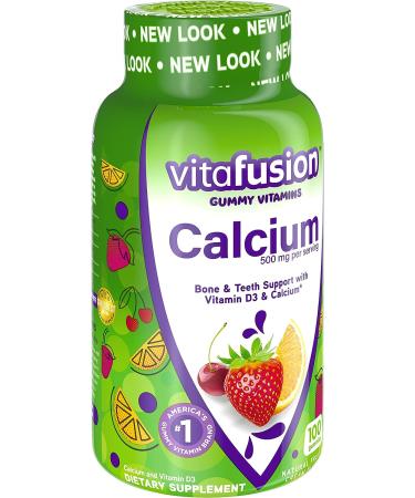 Vitafusion Calcium Adult Vitamins 100 Gummies - 2 Pack - Buy Online on GoSupps.com