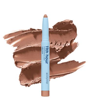 ALLEYOOP 11th Hour Cream Eye Shadow Sticks - Coffee Break (Matte) - Award-winning Eyeshadow Stick - Smudge-Proof and Crease Proof for Over 11 Hours - Easy-To-Apply and Compact for Travel  0.05 Oz