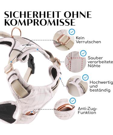 Freudenier Dog Harnesses - Breathable Bombproof Seat & Anti-Drawing Design for All Dog Sizes - Shop Now! - Buy Online on GoSupps.com