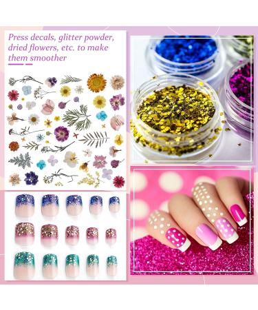 Mini UV Nail Dryer with 2 Silicone Stamper Heads - Portable LED Lamp for Manicure Decor in Silver - Buy Online on GoSupps.com