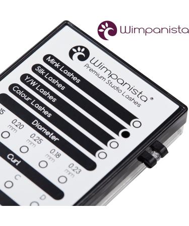 Silk Eyelashes - D Curl Individual Eyelash Extensions | 0.15mm Thickness | 16 Strips | Wimpanista 11mm Length - International Shipping Available - Buy Online on GoSupps.com