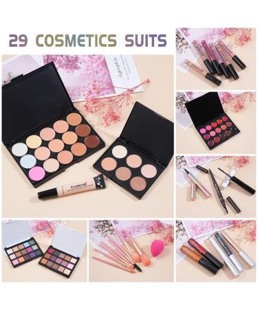 All-in-One Makeup Kit for Teens & Beginners | Eyeshadow Lip Gloss Brushes & More - Buy Online on GoSupps.com