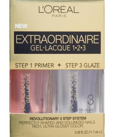 L'Oreal Paris Gel-Lacque Nail Color Kit - Long-Lasting Formula - 0.39 FL.OZ/11.7 x 2 - Buy Online on GoSupps.com