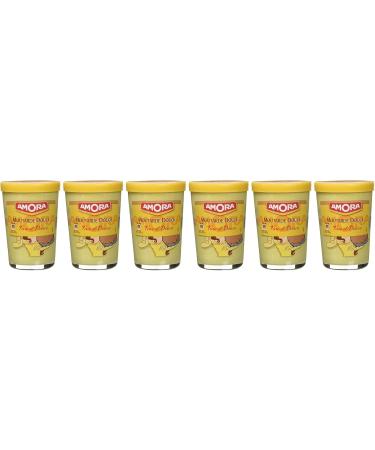 Amora Sweet Mustard Superhero Glass Pack of 6x190g - Buy Online on GoSupps.com