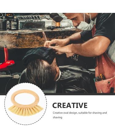 Healeved Barber Neck Duster Brush Hair Cutting Broken Hair Cleaning Brush Neck Hair Sweep Brush Beard Shaving Brush Hairdressing Salon Tool For Barber Shop Salon - Buy Online on GoSupps.com