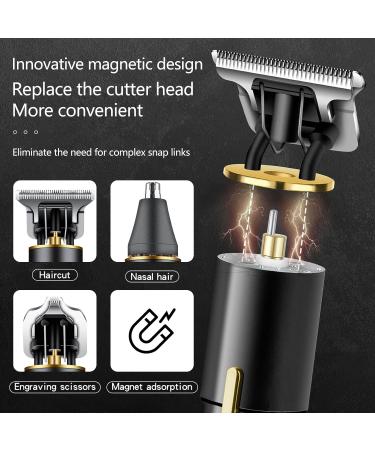 KEMEI All-in-One Trimmer Series Professional Body Facial Ear Nose Hair Trimmer Mens Beard Grooming Kit Mustache Trimmer Cordless Electric Hair Clippers Haircut - Buy Online on GoSupps.com