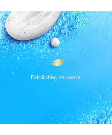 Dove Advanced Care Gentle Scrub Body Wash Body Cleanser shower gel with exfoliating minerals for instantly lotion-soft skin 6x 225 ml - Buy Online on GoSupps.com