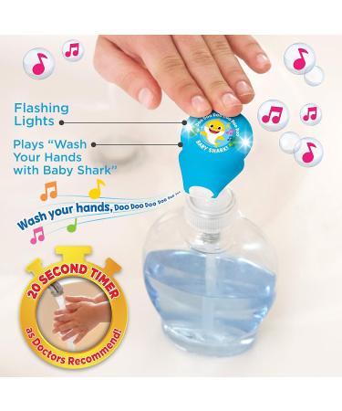 Baby Shark Musical Soap Pump Topper and Timer for Kids Hand Washing Blue 2 Pack - Buy Online on GoSupps.com