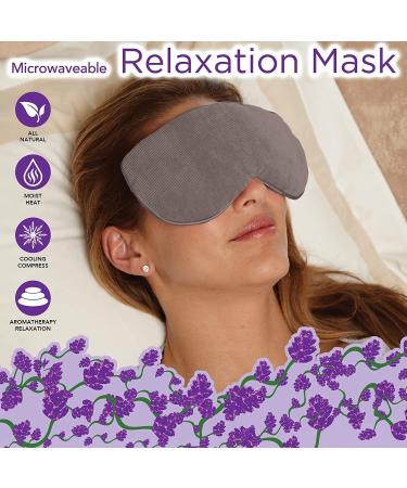 Lavender Aromatherapy Eye Mask for Headache Relief - Relaxing Lavender Eye Pillow for Puffy Eyes - Ideal for Sleeping, Women, Men, Pregnancy - Buy Online on GoSupps.com