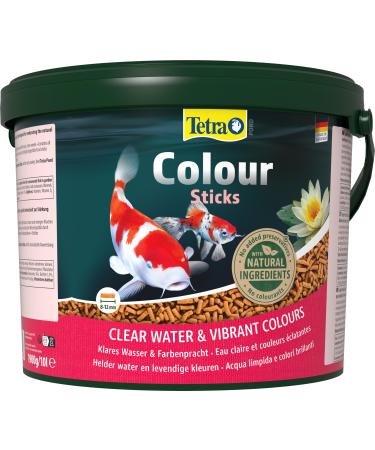 Tetra pond color sticks - fish feed for pond fish for natural colors and clear water in the pond 10 l buckets 1.9 kg (1 Pack)