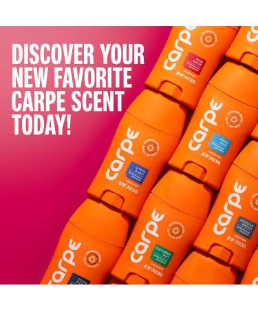 Carpe Underarm Antiperspirant and Deodorant Clinical strength with Rose Water scent Combat excessive sweating Stay fresh and dry Great for hyperhidrosis (Pack of 3) Rose Water 1.69 Fl Oz (Pack of 3) - Buy Online on GoSupps.com