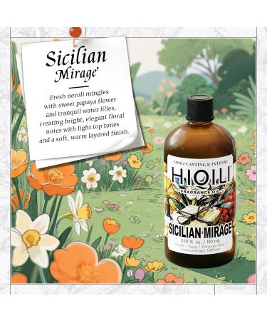 HIQILI 100ML Vanilla Essential Oil & 150ML Sicilian Mirage Fragrance Oil for DIY Diffuser - Buy Online on GoSupps.com