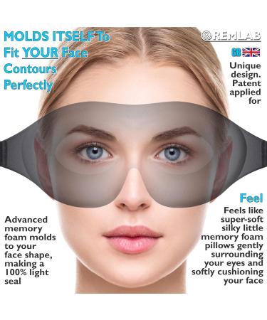Sleep Mask - Light Blocking 3D Blackout Eye Masks for Women & Men | Soft Cooling Travel Eyemask - Perfect for Night & Eyelash Extensions - Buy Online on GoSupps.com