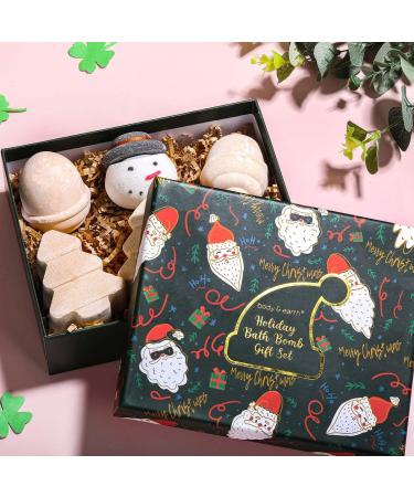BODY & EARTH Christmas Bath Bombs Gift Set - Handmade Spa Kit for Women | Xmas Gift for Her - Buy Online on GoSupps.com