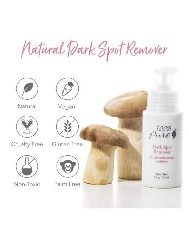 100% PURE Dark Spot Remover - Vegan Natural Serum for Reducing Dark Spots & Even Skin Tone (1 oz - Buy Online on GoSupps.com