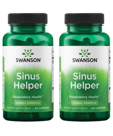 Swanson Sinus Helper 60 Caps 2 Pack
