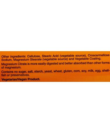 Now Magnesium Citrate 200 mg 250 Tablets - Buy Online on GoSupps.com