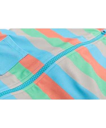 Bonverano Baby Boys Swimsuit | UPF 50+ Sun Protection | Full-Length Zipper | 12 Months | Blue / Grey - Buy Online on GoSupps.com