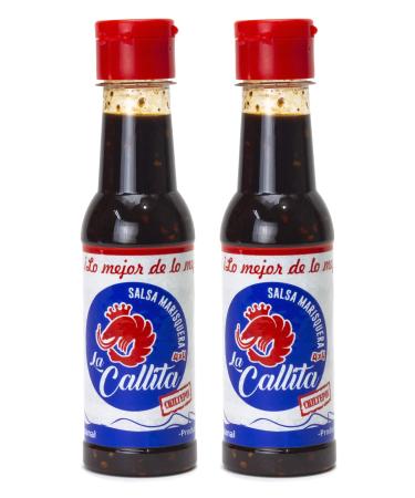 ( 2 pack ) La Callita Salsa, La Callita Seafood Sauce La Original by Lencho 4x4 and Marisquero from Guasave Sinaloa, 5 oz.