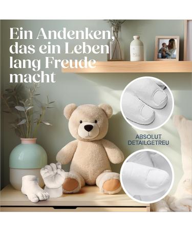 Niimo 3D Printing Baby Hand & Foot Impression Set | Skin-Proof Baby Plasterprint for Perfect Keepsakes | Ideal Baby Gifts & Memory Mementos - Buy Online on GoSupps.com