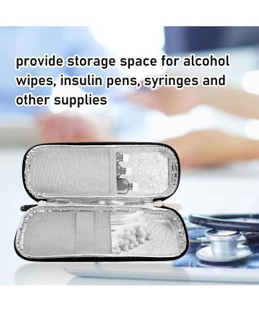 Insulin Cooler Travel Case Safe Insulin Cooler Bag Soft and Durable EVA (Style 3) - Buy Online on GoSupps.com