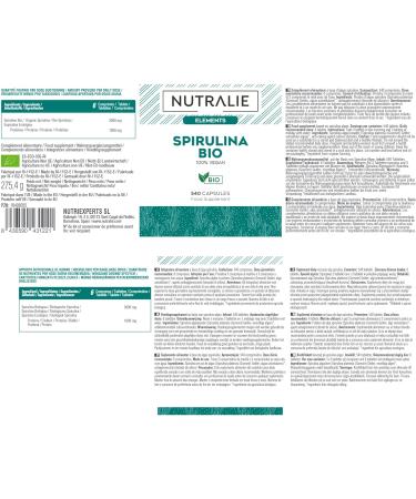Organic Spirulina Bio 3000mg Dose | Premium Supplement 60% Protein, 19% Phycocianin | 540 Tablets - Buy Online on GoSupps.com