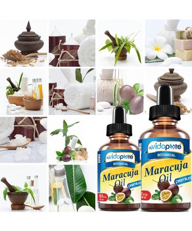 MYVIDAPURE MARACUJA OIL Passion Fruit WILD GROWTH. 100% PURE for Skin, Face, Hair, Lip and Nail Care. (0.5 Fl Oz) 0.5 Fl Oz (Pack of 1) - Buy Online on GoSupps.com