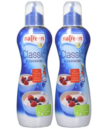 Natreen Classic Fine Sweetener Liquid 250 ml - Pack of 2 | Sugar-Free Sweetener for Healthy Living - International Shipping Available - Buy Online on GoSupps.com