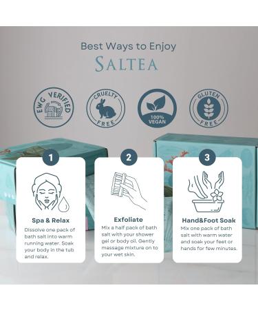 Luxury Spa Bath Salts for Soothing Bubble Bath - Set of 10 Packets (Vetiver) - Buy Online on GoSupps.com