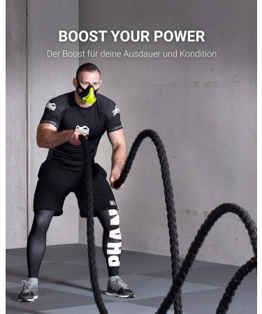 Phantom Athletics Training Mask - Enhance Endurance & Performance | Neon M - International Shipping Available - Buy Online on GoSupps.com