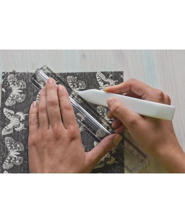 Asfroy Large Teflon Bone Folder for Bookbinding, Origami & Paper Crafts - Non-Scratch, Non-Glaze, Non-Stick - Buy Online on GoSupps.com