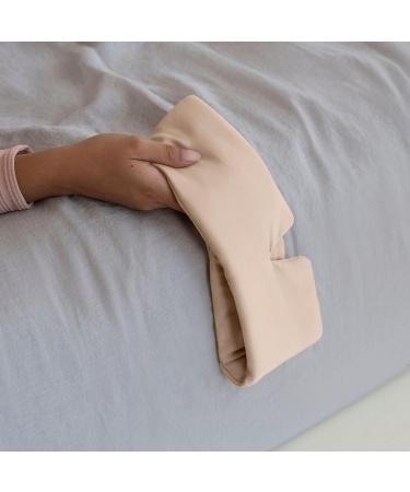 Baloo Silk Weighted Sleep Mask | Mulberry Silk Eye Mask | Sound-Muffling Blindfold for Deep Sleep | Relaxation & Tranquility with Rose Quartz Crystal - Buy Online on GoSupps.com