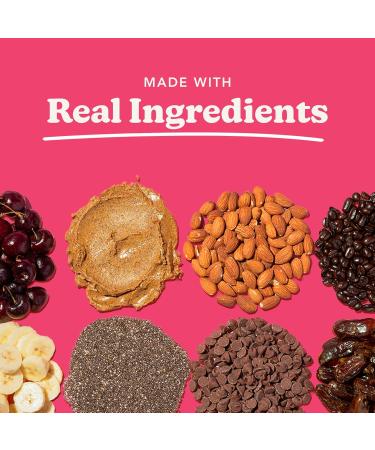 Love + Chew Mini Vegan Cookies Gluten Free 4g Plant Based Protein Per Cookie Healthy Snacks for Adults and Kids Refined Sugar Free Individually Wrapped Cookies Cherry Almond 80 Pack - Buy Online on GoSupps.com